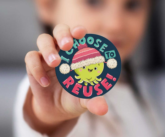 Badge - I choose to reuse (Navy Blue)