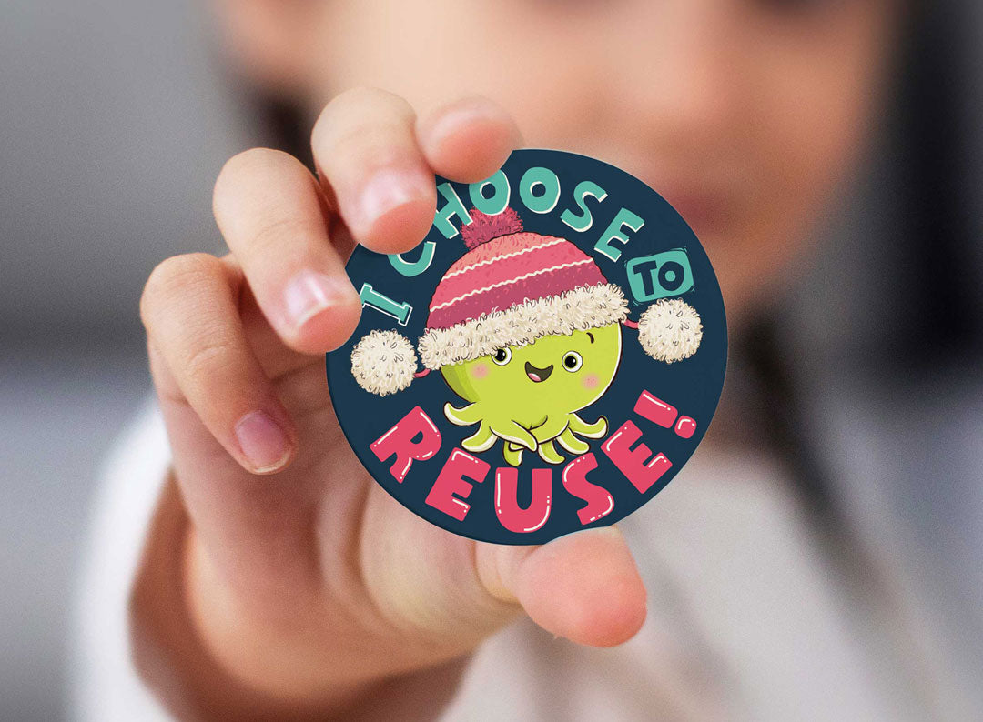 Badge - I choose to reuse (Navy Blue)