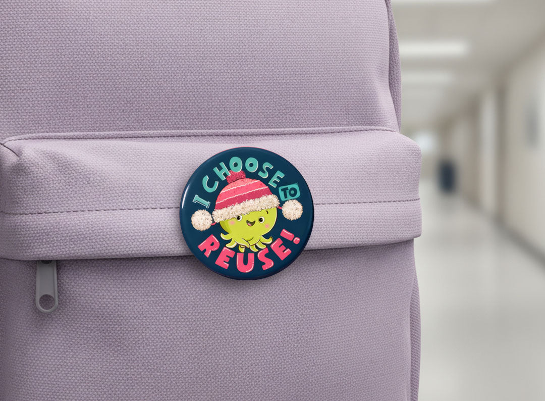 Badge - I choose to reuse (Navy Blue)