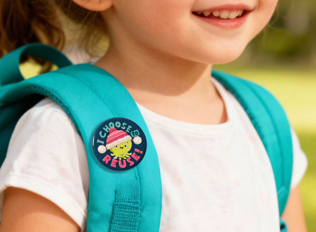 Badge - I choose to reuse (Navy Blue)