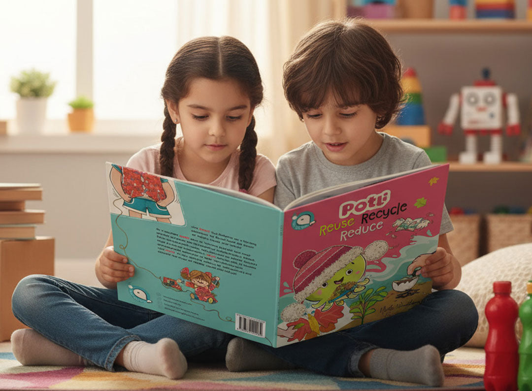 Combo Pack of 3 (Potli Plushie, Story Book & Coloring Book)