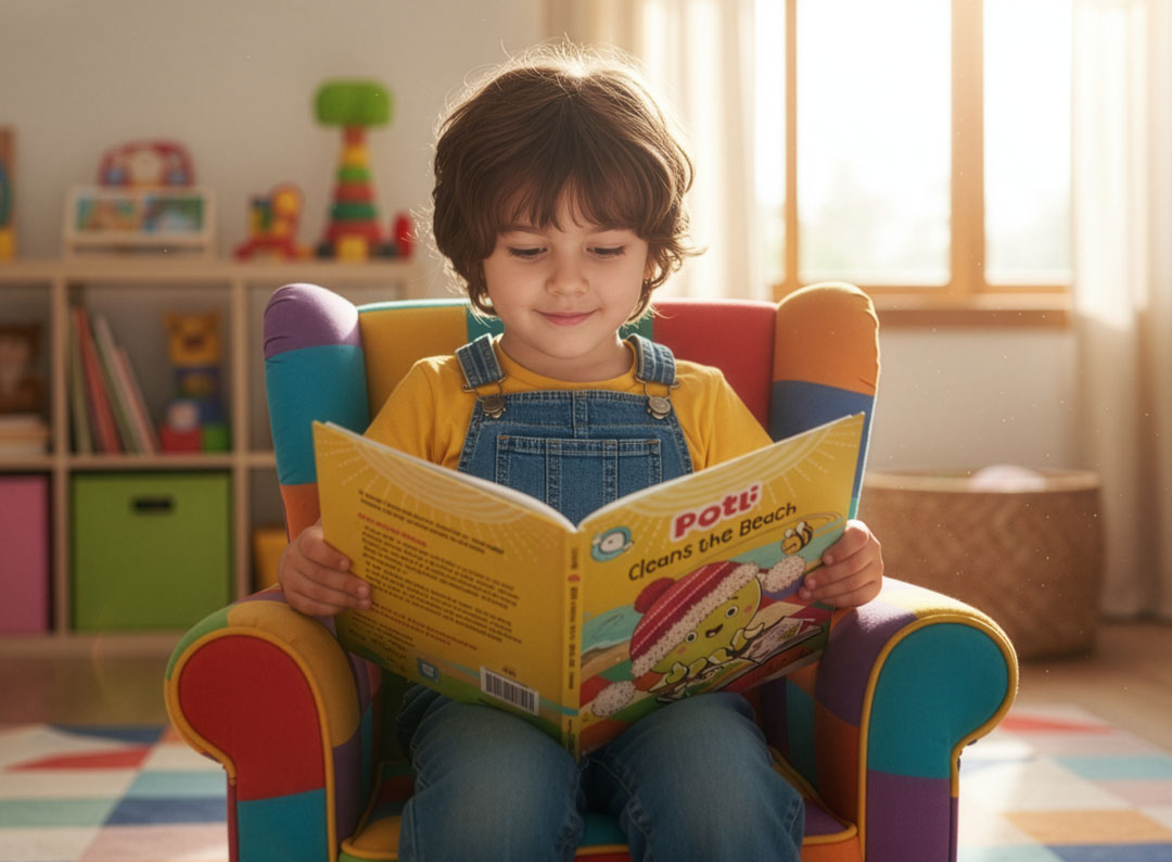 Potli – Potli Cleans the Beach