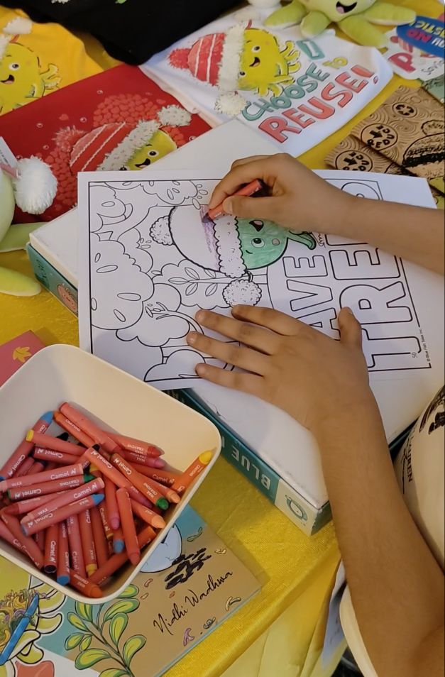 Potli The Octopus Coloring Book with Stickers