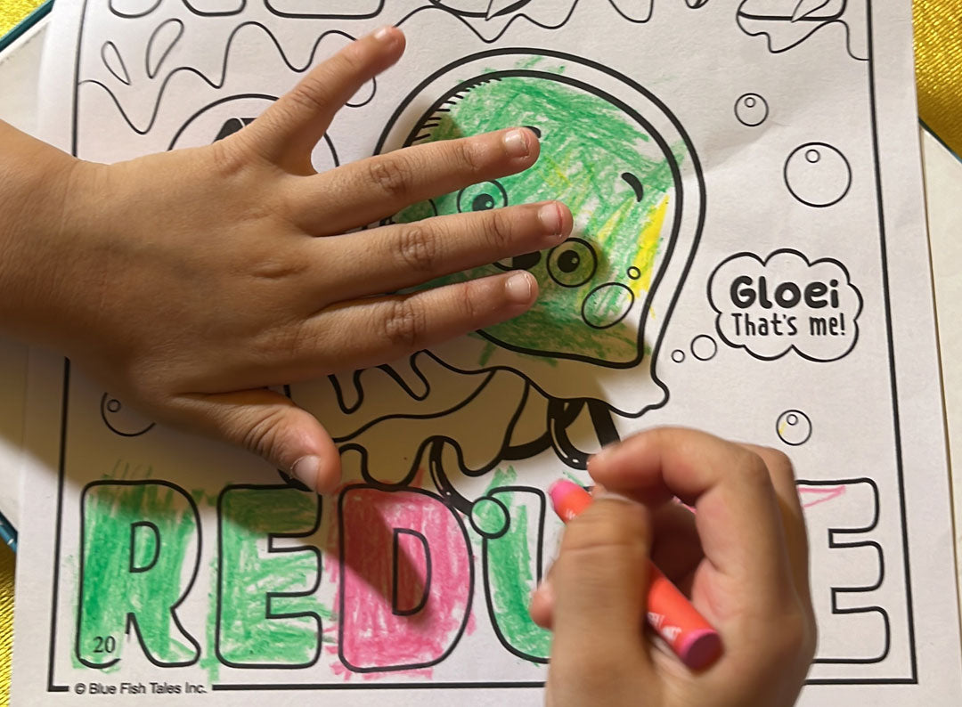 Potli The Octopus Coloring Book with Stickers