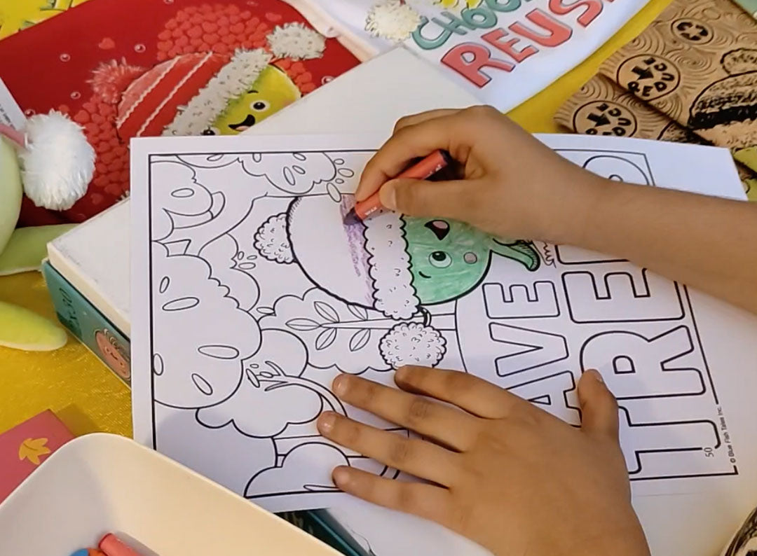 Potli The Octopus Coloring Book with Stickers