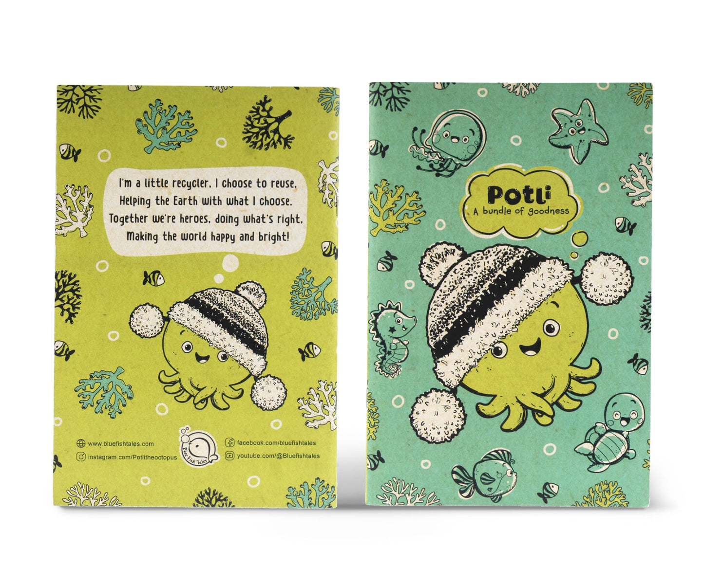 Potli Green Notebook