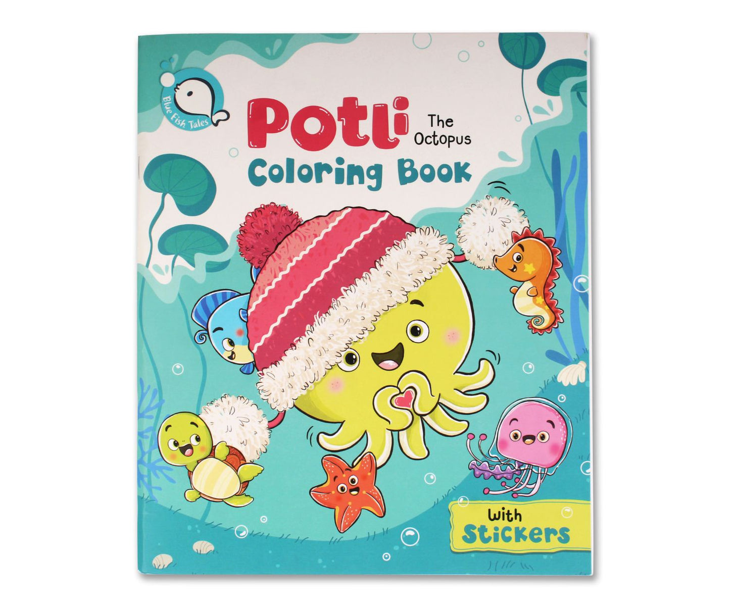 Potli The Octopus Coloring Book with Stickers