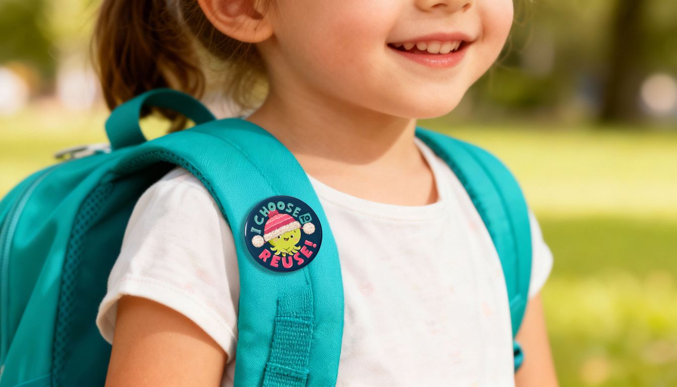 Badge - I choose to reuse (Navy Blue)